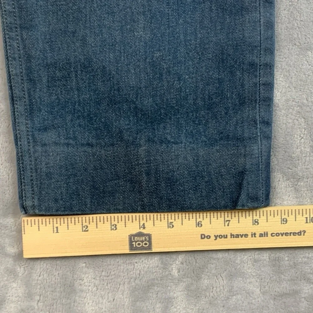 Levi's 501 Straight Fit Jeans W36 L32 Blue Hemmed‎ To Fit 27
